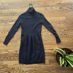 JCrew XS Black Sweater Dress